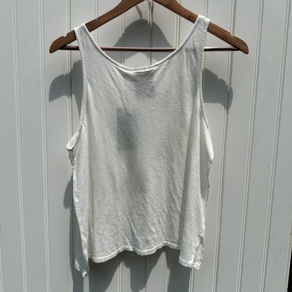 Jungmaven Trinity Tank Top Shirt Size Small Hemp Cotton NWT Washed White - Picture 4 of 10
